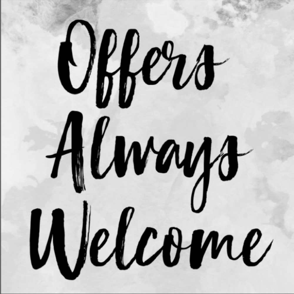 Offers welcome 🥰